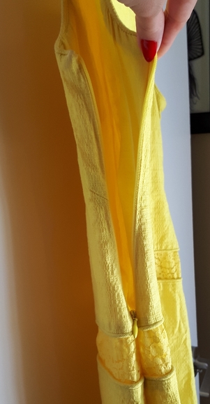 Yellow MOD 60s dress EUC - Picture 4 of 7